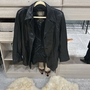 Laurence Roy vintage‎ leather jacket